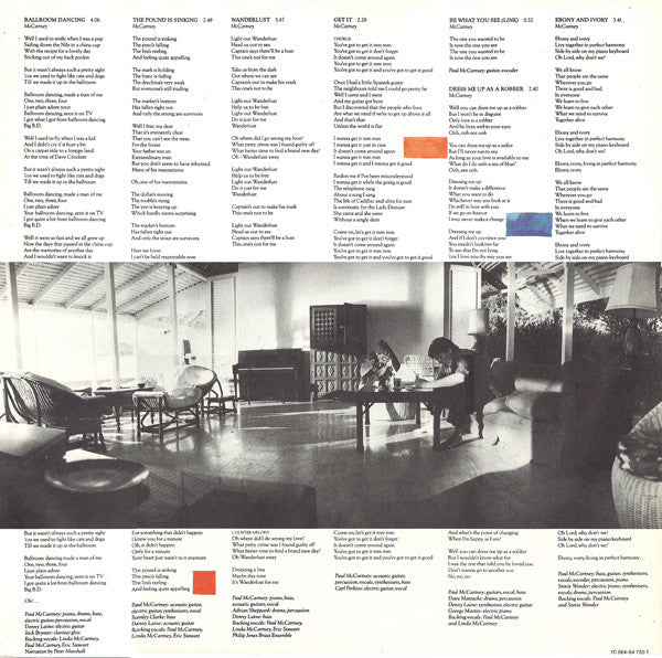 McCartney, Paul - Tug Of War