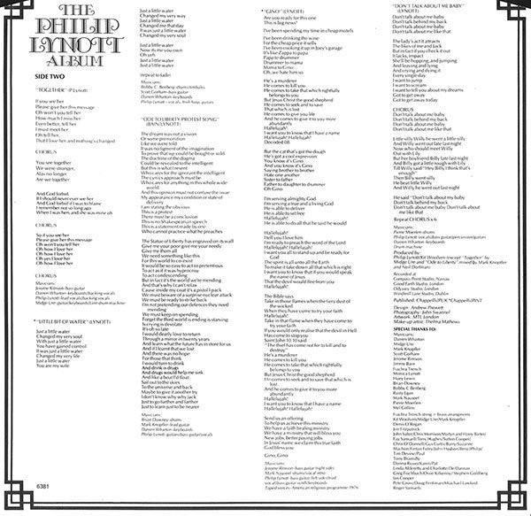Lynott, Philip - The Philip Lynott Album