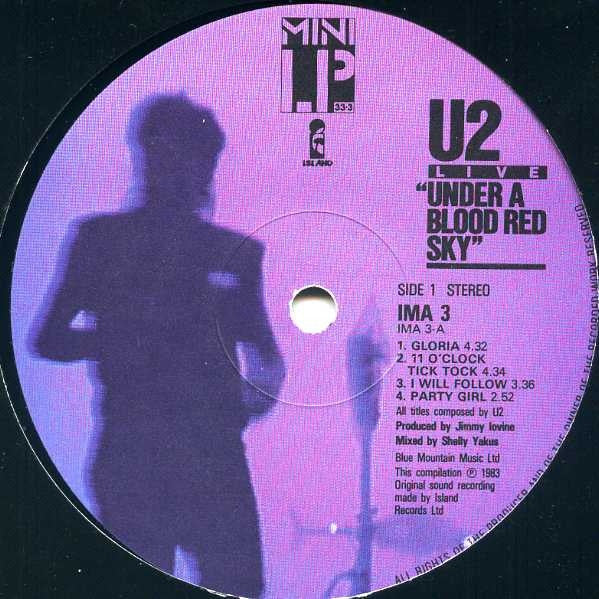 U2 - Under A Blood Red Sky