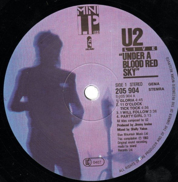 U2 - Under A Blood Red Sky