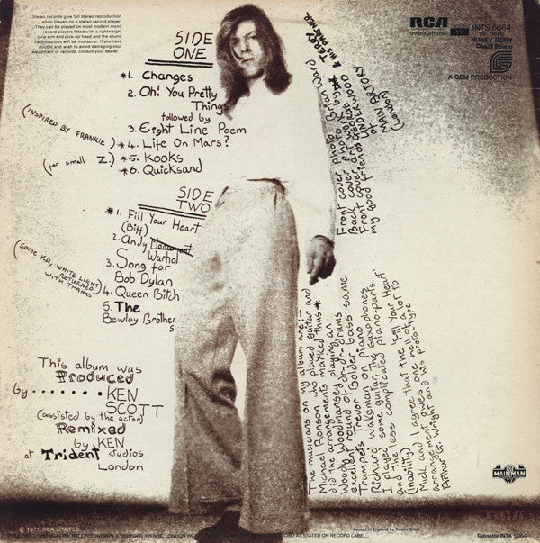 Bowie, David - Hunky Dory