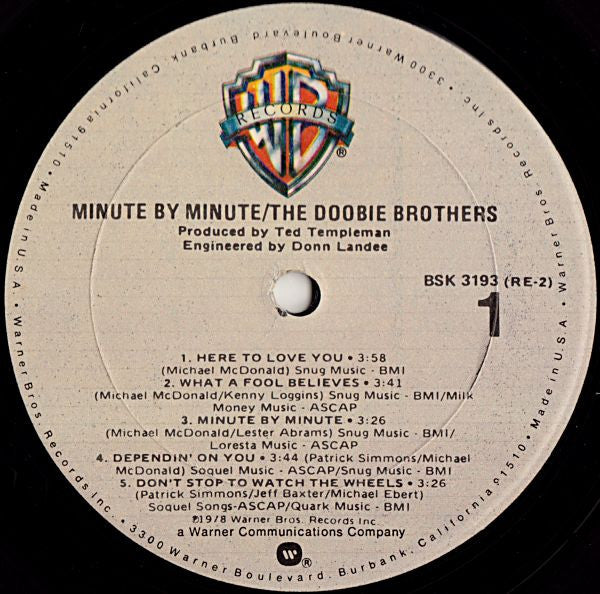 Doobie Brothers - Minute By Minute