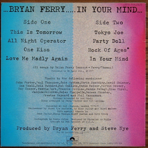 Ferry, Bryan - In Your Mind
