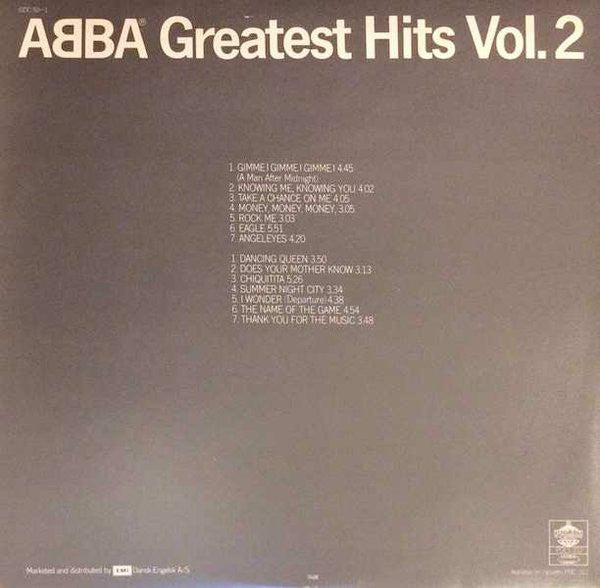 ABBA ‎– Greatest Hits Vol. 2
