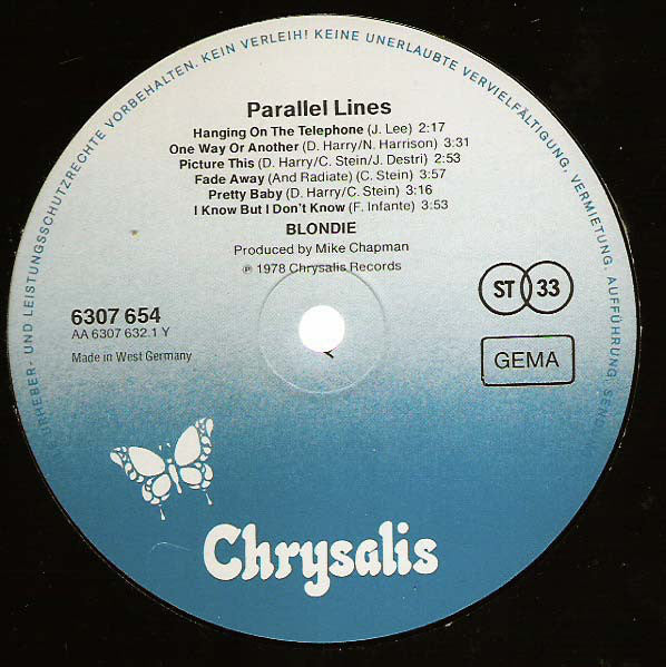 Blondie - Parallel Lines - RecordPusher  