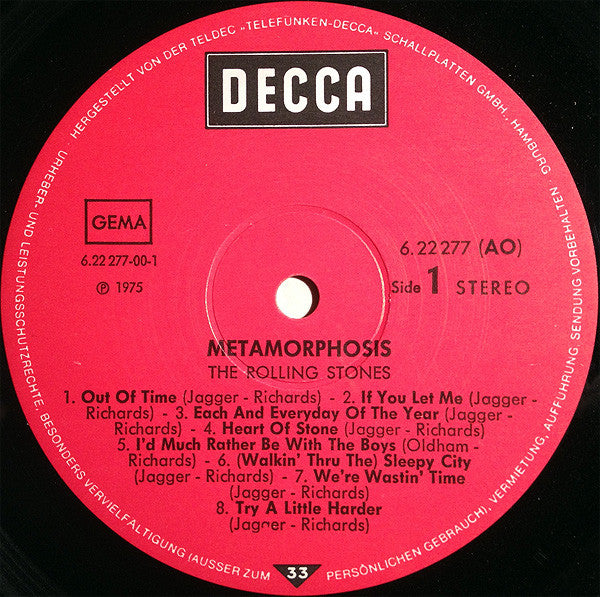 Rolling Stones - Metamorphosis