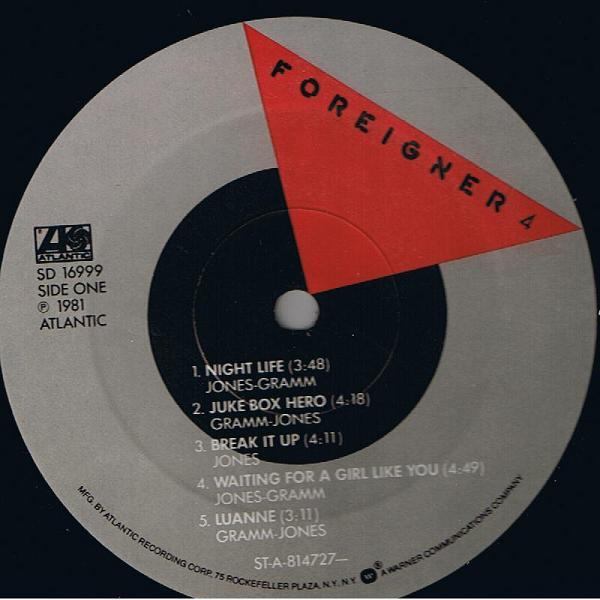 Foreigner ‎– 4