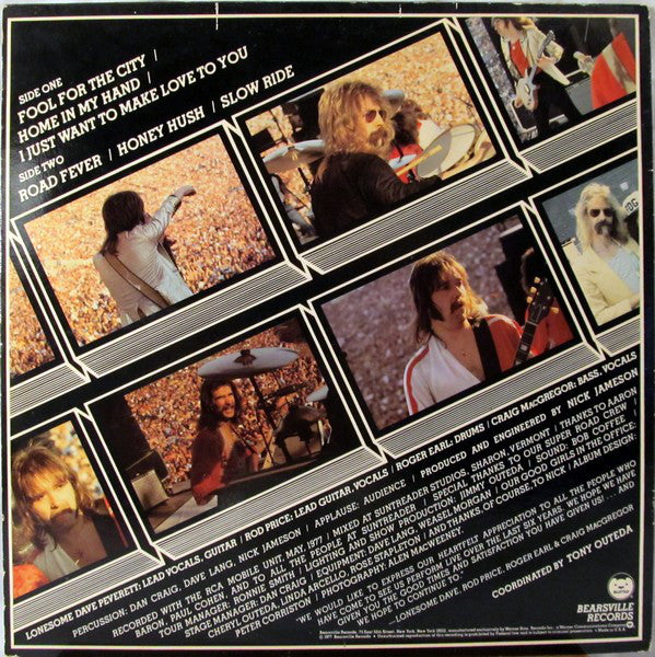Foghat ‎– Live
