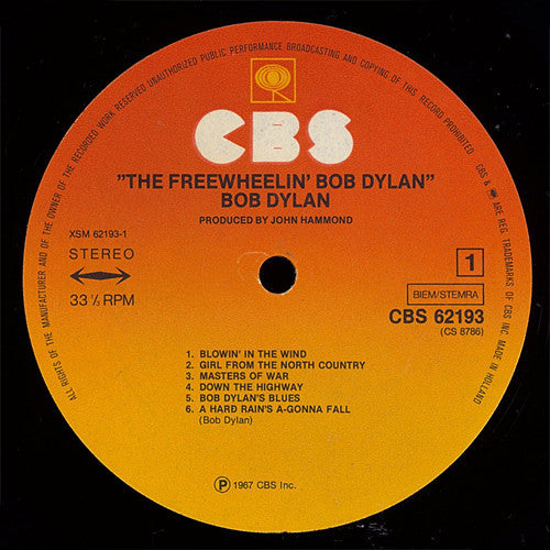 Dylan, Bob - Freewheelin' - RecordPusher  