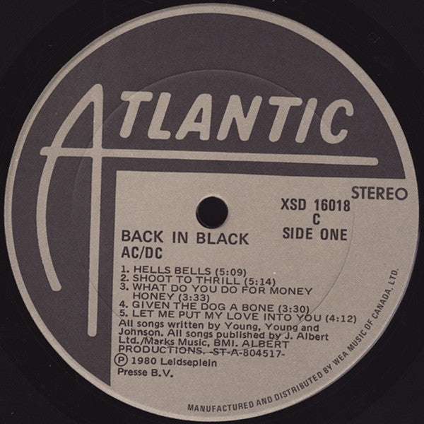 AC/DC - Back In Black - RecordPusher  