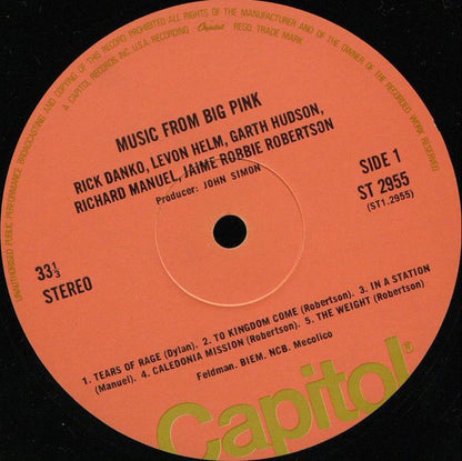 Band - Music From Big Pink