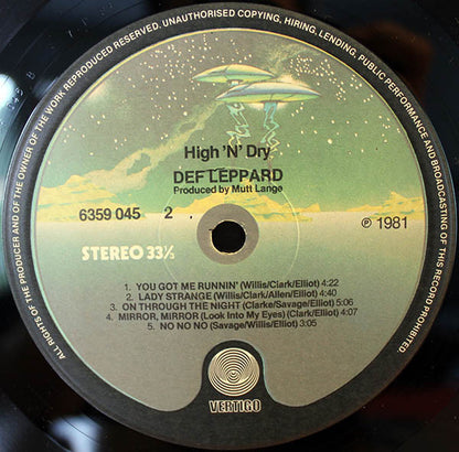 Def Leppard - High 'N' Dry