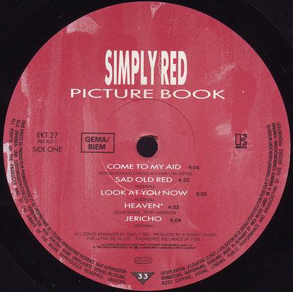 Simply Red ‎– Picture Book