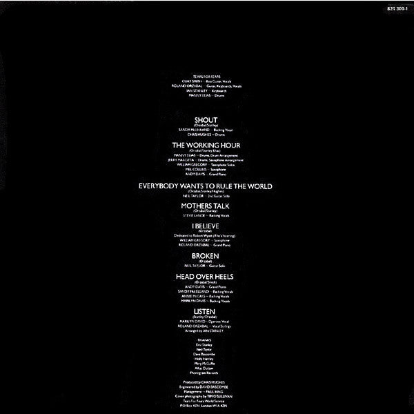 Tears For Fears - Songs From The Big Chair