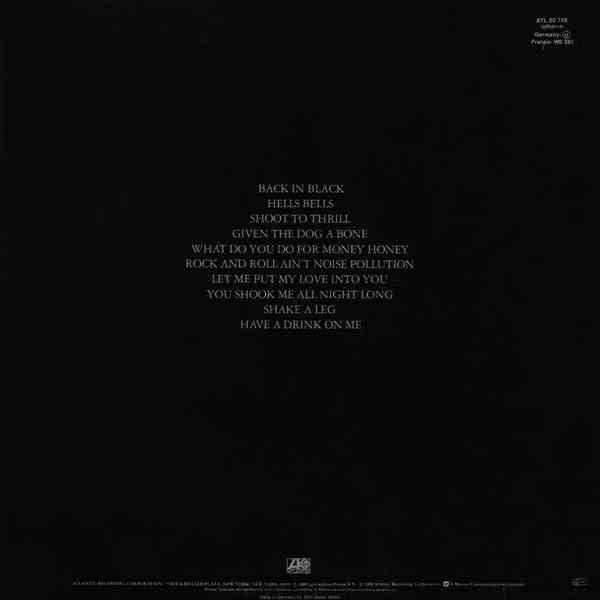 AC/DC - Back In Black - RecordPusher  