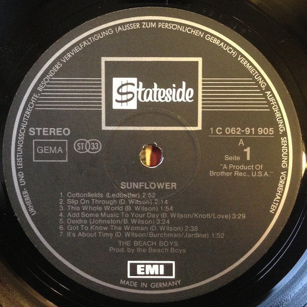 Beach Boys - Sunflower