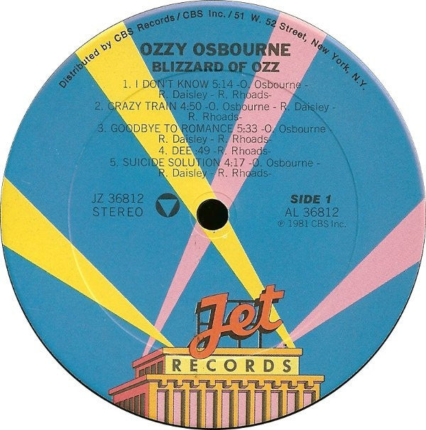 Osbourne, Ozzy - Blizzard Of Ozz