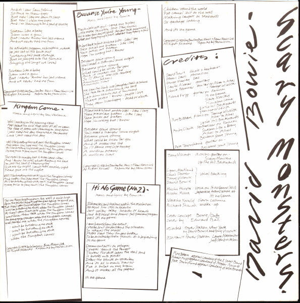 Bowie, David - Scary Monsters - RecordPusher  
