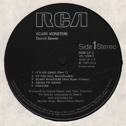 Bowie, David - Scary Monsters - RecordPusher  