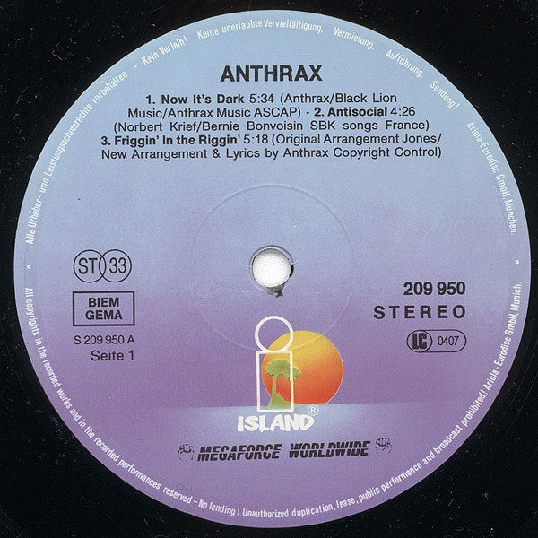 Anthrax - Penikufesin