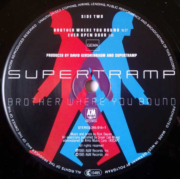 Supertramp - Brother Where You Bound