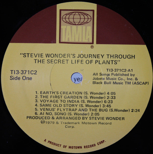 Wonder, Stevie ‎– Journey Through The Secret Life Of Plants