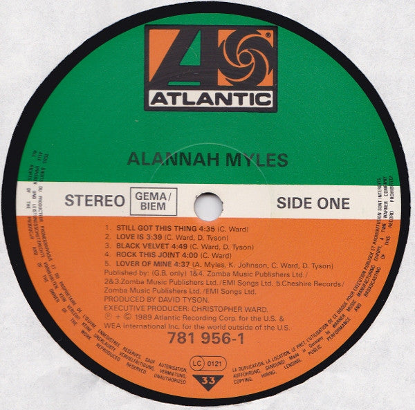 Myles, Alannah - Alannah Myles