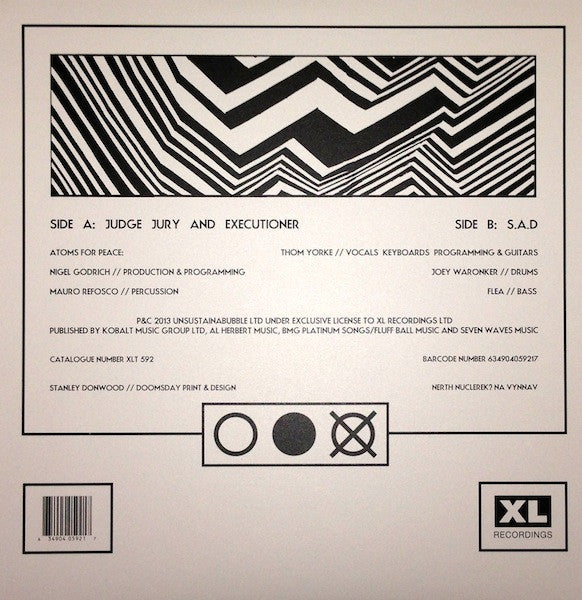 Atoms For Peace - Judge Jury & Executioner