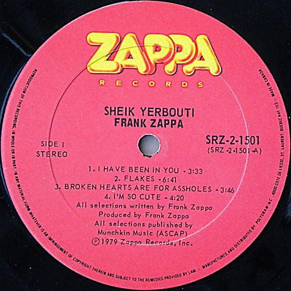 Zappa, Frank - Sheik Yerbouti
