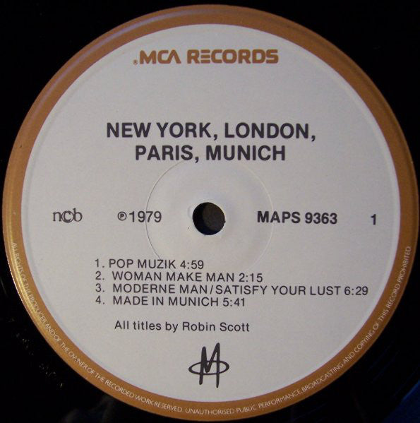 M - New York, London, Paris, Munich