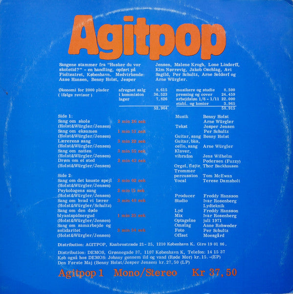 Agitpop ‎– Skolesange