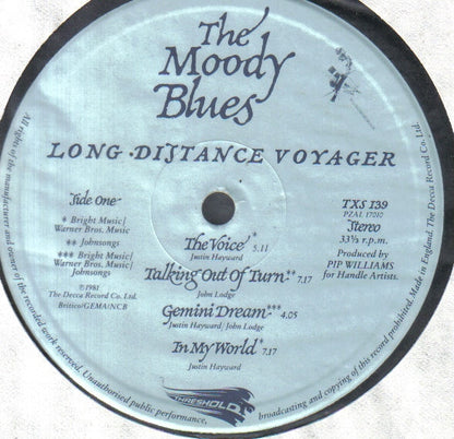 Moody Blues - Long Distance Voyager