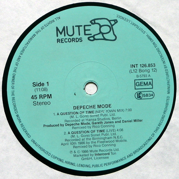 Depeche Mode - A Question Of Time
