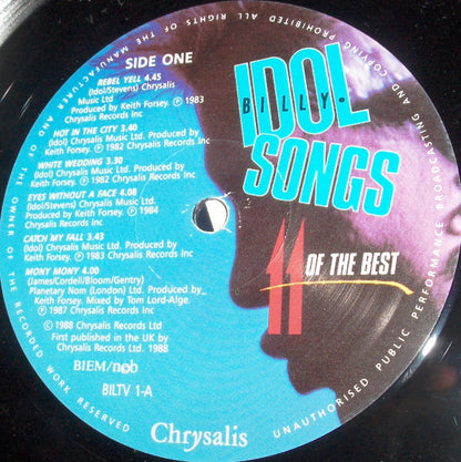Idol, Billy - Idol Songs 11 Of The Best