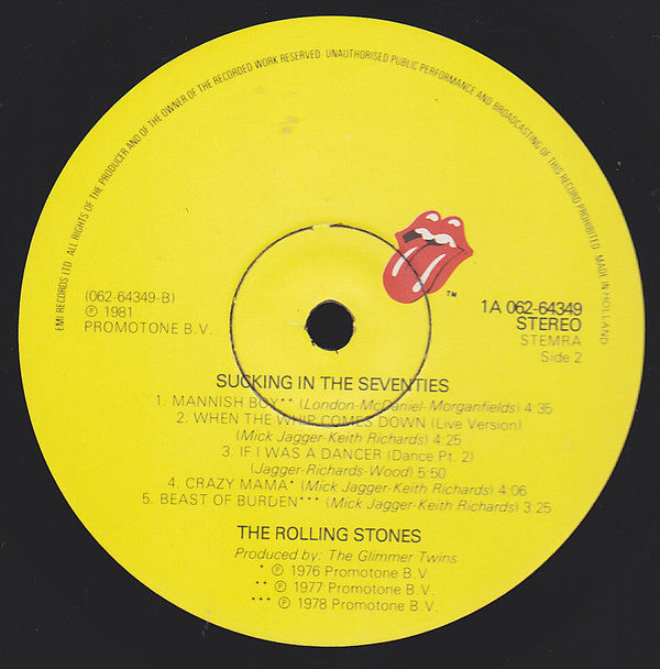 Rolling Stones ‎– Sucking In The Seventies