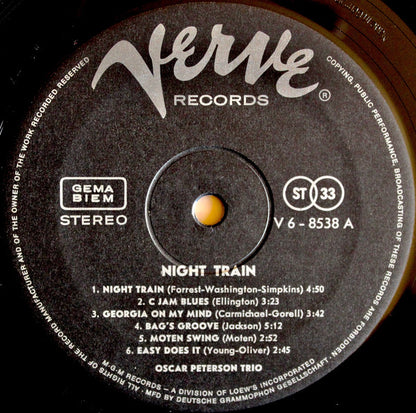 Peterson, Oscar Trio - Night Train