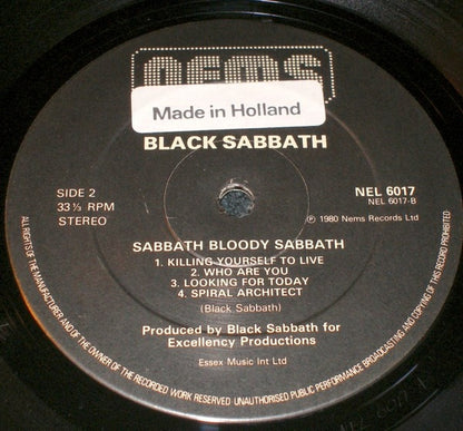 Black Sabbath - Sabbath Bloody Sabbath