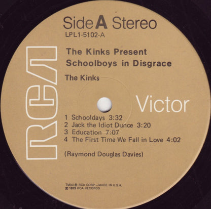Kinks ‎– Schoolboys In Disgrace
