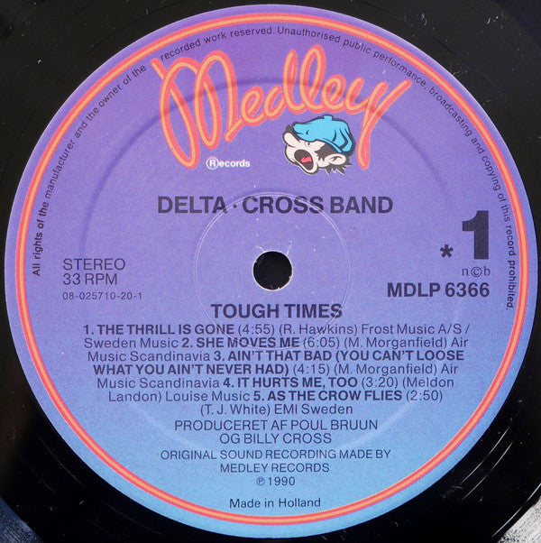Delta-Cross Band ‎– Tough Times