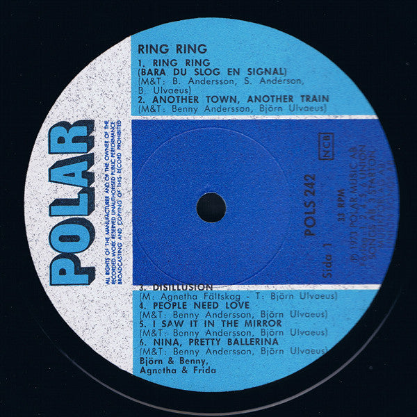 Björn Benny & Agnetha Frida - Ring Ring