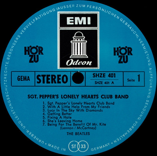 Beatles - Sgt. Pepper's Lonely Hearts Club Band - RecordPusher  