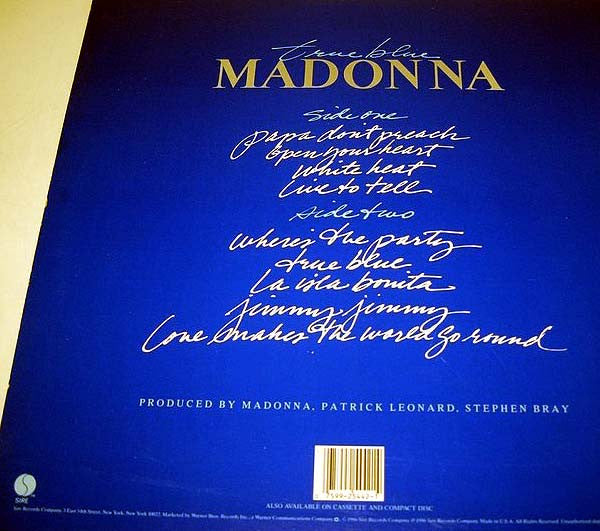 Madonna - True Blue