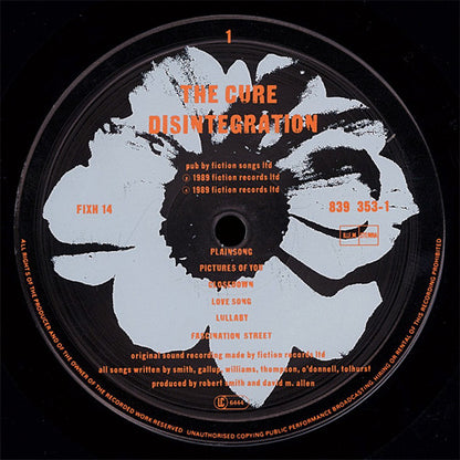 Cure - Disintegration