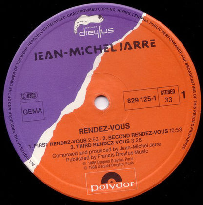 Jarre, Jean Michel ‎– Rendez-Vous