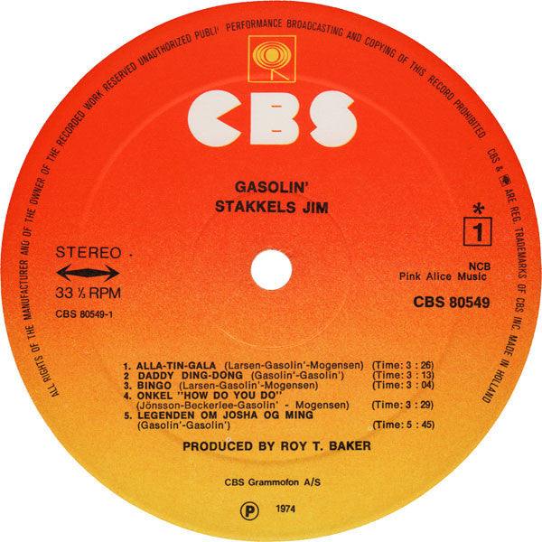 Gasolin' - Stakkels Jim