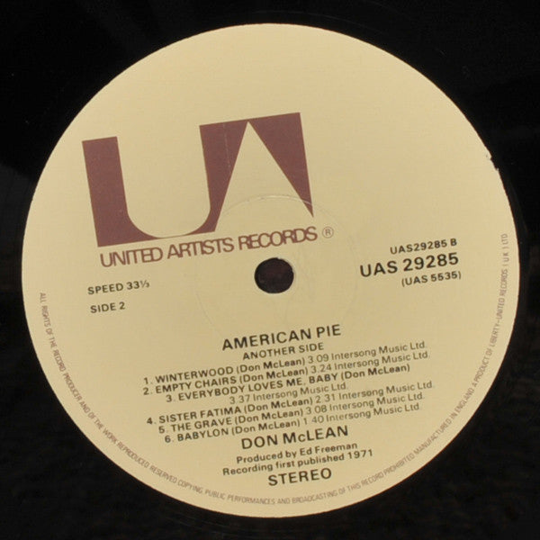 Mclean, Don - American Pie