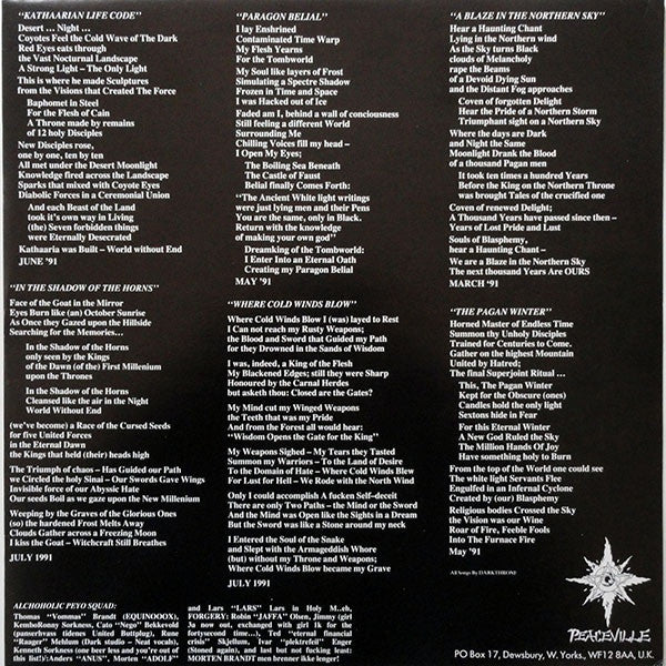 Darkthrone - A Blaze In The Northern Sky.