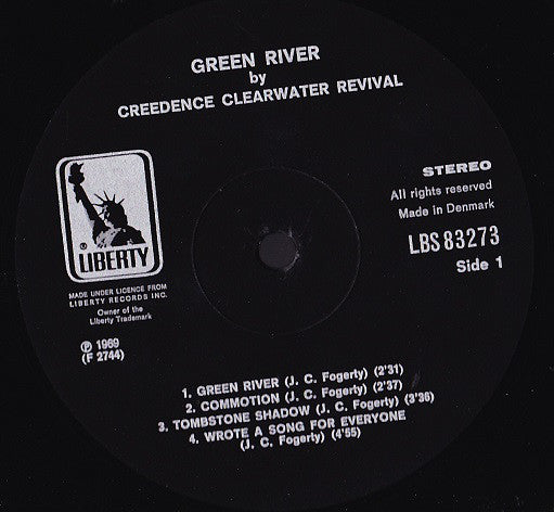 Creedence Clearwater Revival ‎– Green River