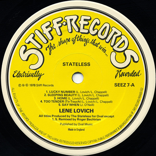Lovich, Lene - Stateless