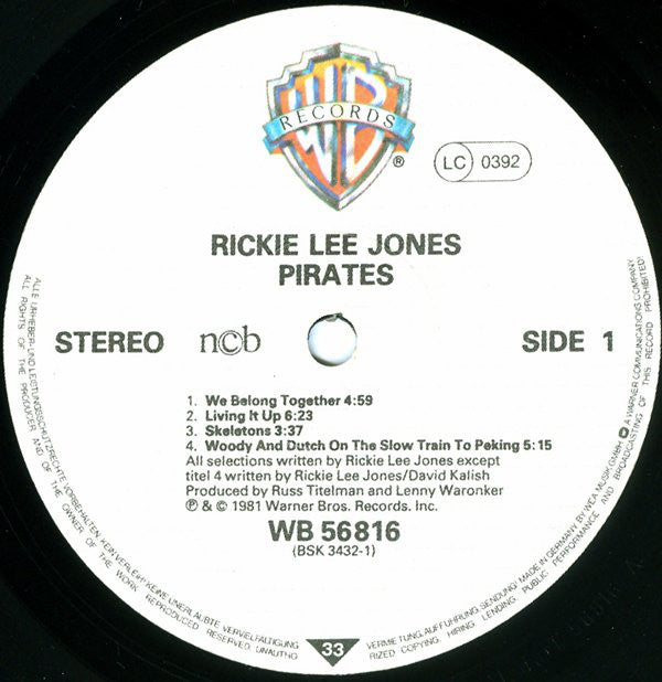 Jones, Rickie Lee - Pirates